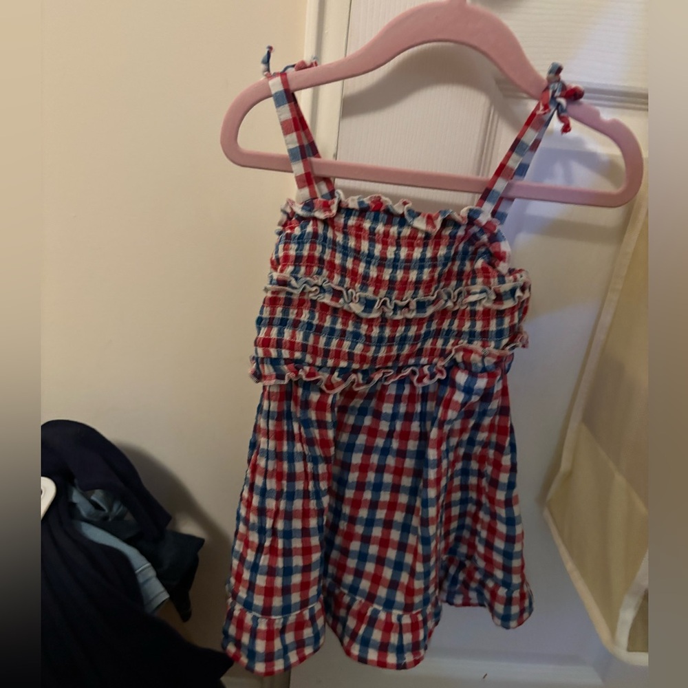 Carter’s Red and Blue Plaid Dress